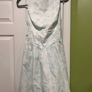 Wild Fable Cream Embellished Strapless Sundress
